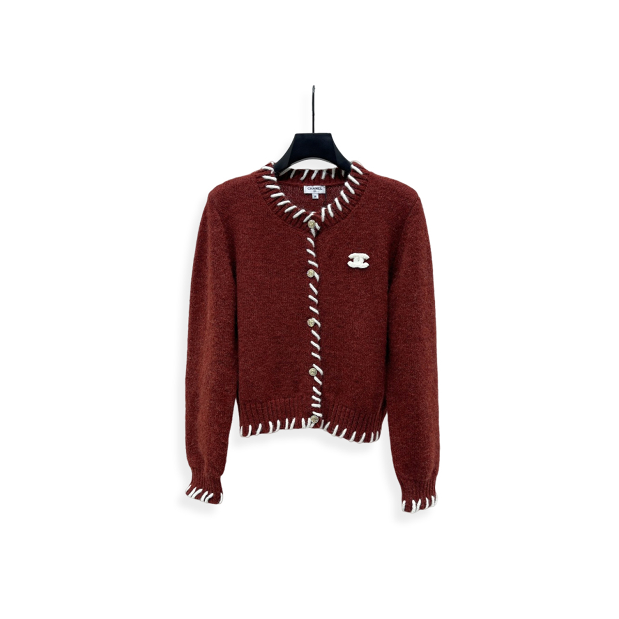 CHANEL CREW NECK CARDIGAN 